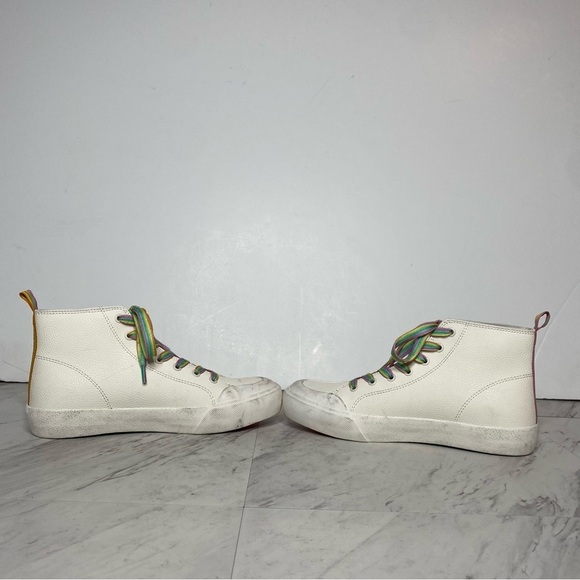 Dolce Vita Brycen Trevor Project High Top Sneaker 6 1/2 - Picture 5 of 15